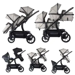 Kinderwagen Novi Pacific Premium Duo Solid Sand