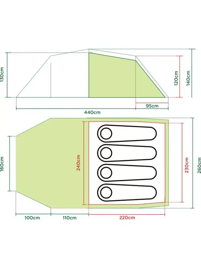 Coleman tent Tasman 4