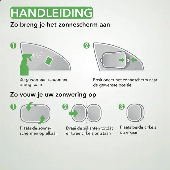 Zonnescherm Auto – UV-Bescherming