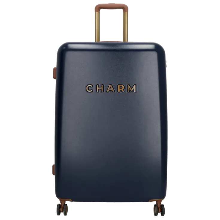 Charm London Travel Trolley L blauw