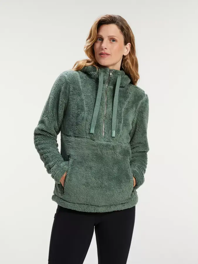 Noamy – Fleecehoodie dames – Human Nature