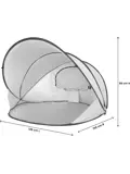 Luxe Pop Up Strandtent XXL - Anti-UV 50+