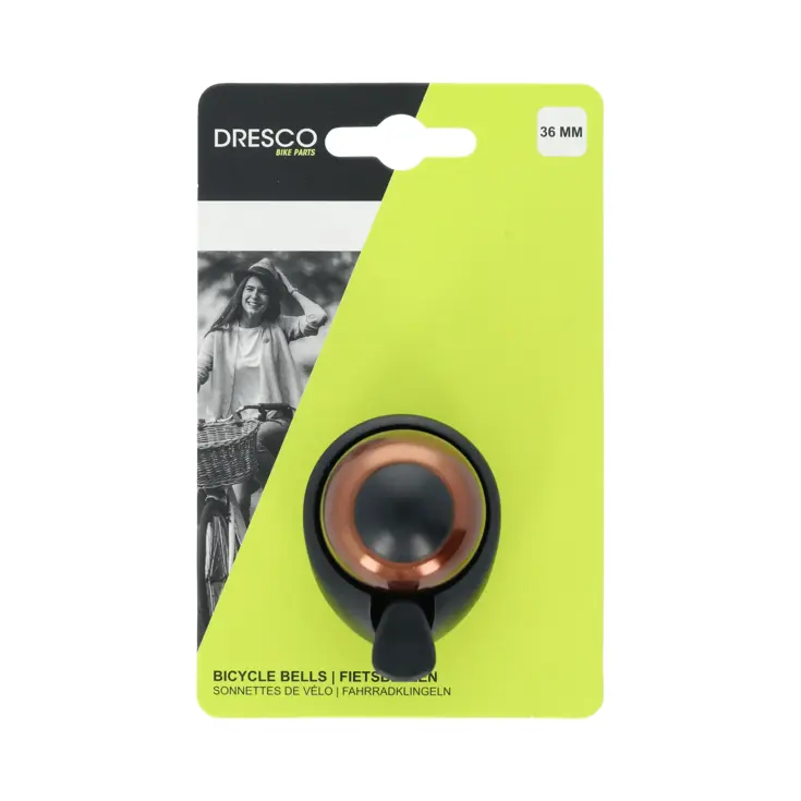 Compacte fietsbel 36mm met luid geluid