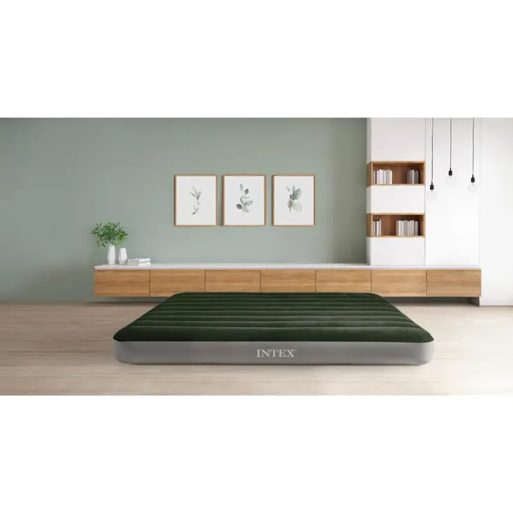 Luchtbed - Intex Downy - 2P - 152x203 + Pomp