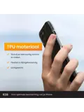 R2B iPhone 13 Hoesje Marmer + Screenprotector