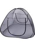 Bedtent Pop Up klamboe - 200x180cm - Zwart