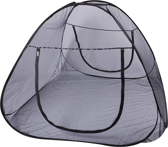 Bedtent Pop Up klamboe - 200x180cm - Zwart