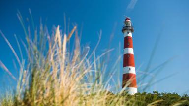 Ameland, Friesland, Waddenzee, Netherlands, August 2015.  Cycling to the lighthouse. The Wadden Sea is an intertidal zone in the southeastern part of the North Sea. It lies between the coast of northwestern continental Europe and the range of Frisian Islands, forming a shallow body of water with tidal flats and wetlands. It is rich in biological diversity. In 2009, the  Waddenzee was added to the UNESCO World Heritage List. Photo by Frits Meyst / Meystphoto.com