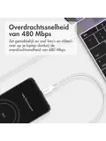 USB-C naar USB-C kabel - 0,5 meter