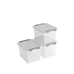 Curver Handy+ Opbergbox - 20L - 3 stuks