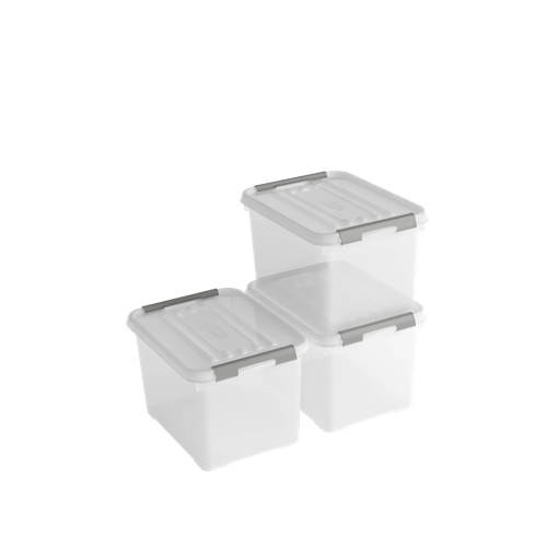 Curver Handy+ Opbergbox - 20L - 3 stuks