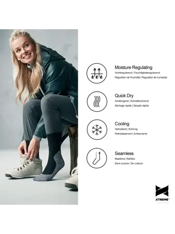 2 paar - Hiking Sokken