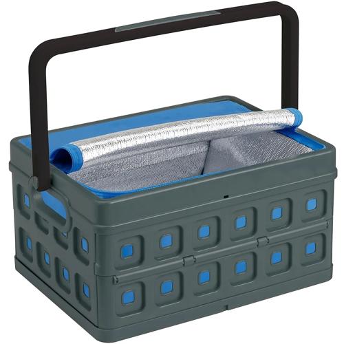 Square - Vouwkrat met handgreep/koeltas - 24L