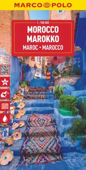 Marco Polo wegenkaart Marokko 