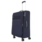 Travelite 4 wheel trolley l expandable Blauw