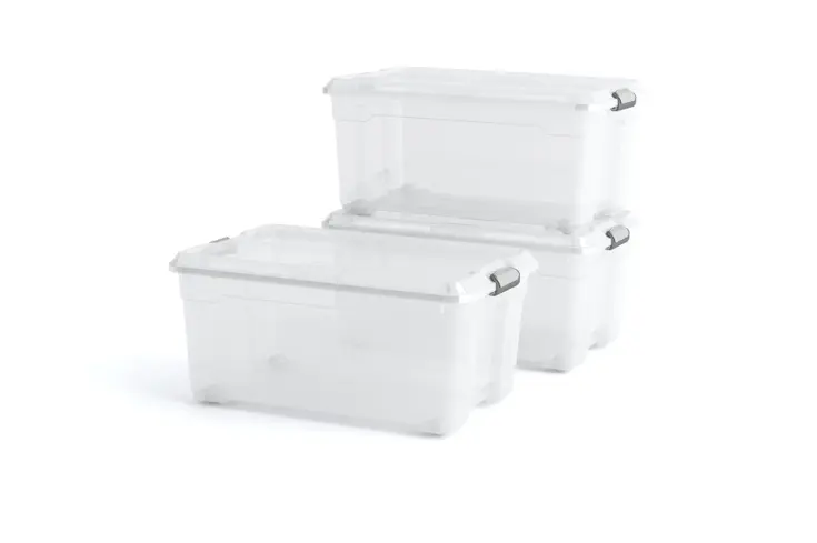 Moover Opbergbox L - 45L - transparant