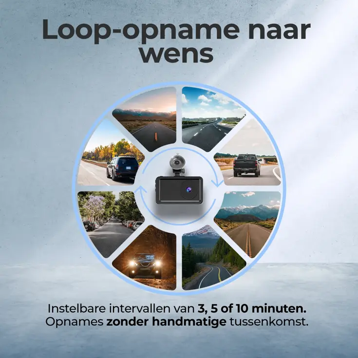 CCT1650 Dashcam - Full HD - 120° Groothoek