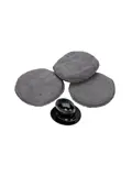 Grip met 3 verwisselbare microvezel wax pads