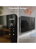 Slimme Paneelverwarmer -2000W - Zwart
