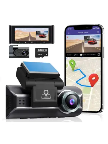 M550 Pro 2CH 4K Wifi GPS 64gb dashcam