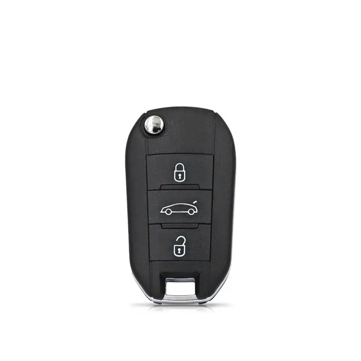 Klapsleutelbehuizing geschikt voor Citroen/Peugeot