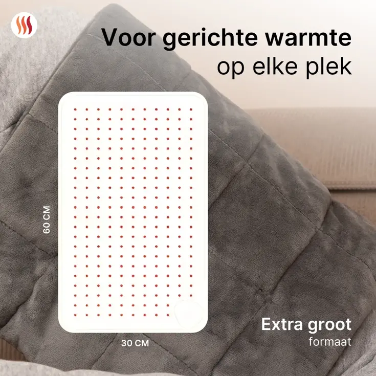 Seranova Verzwaard Warmtekussen - 60x30cm