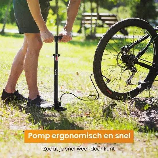 Staande Fietspomp - Vloerpomp - Bandenpomp