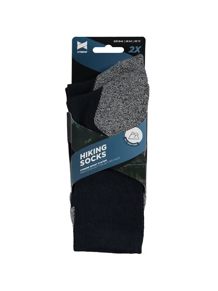 6 paar - Hiking Sokken
