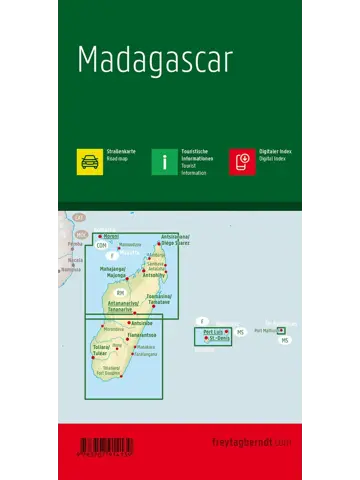 Wegenkaart Madagascar