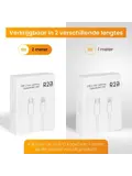 USB-C naar Lightning Kabel - 2 Meter