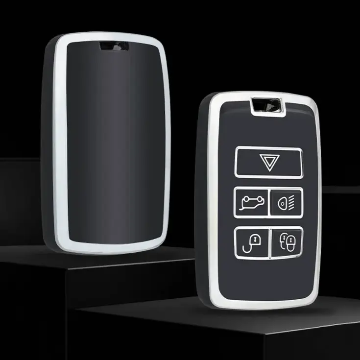 TPU Sleutelhoesje voor Jaguar zwart B5