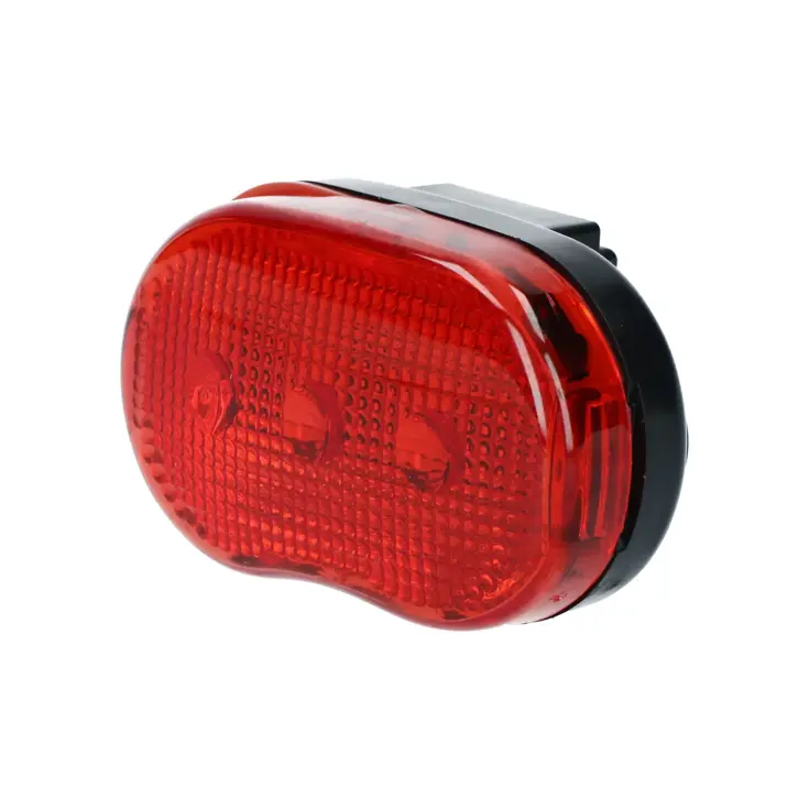 Achterlicht 3 LED met 4 functies en drukknop