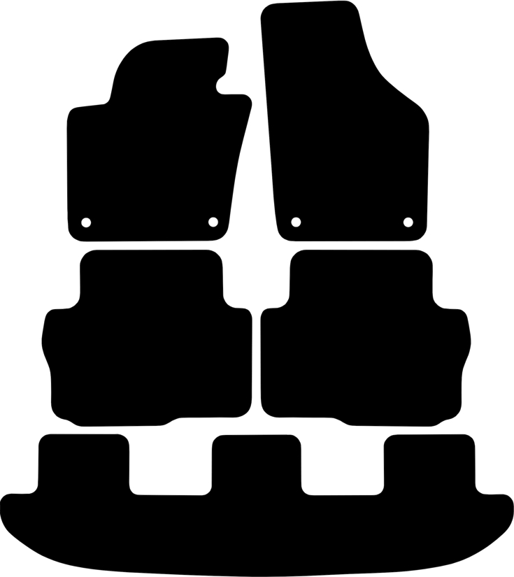 Rubber Matten Volkswagen Sharan (2010-2022)
