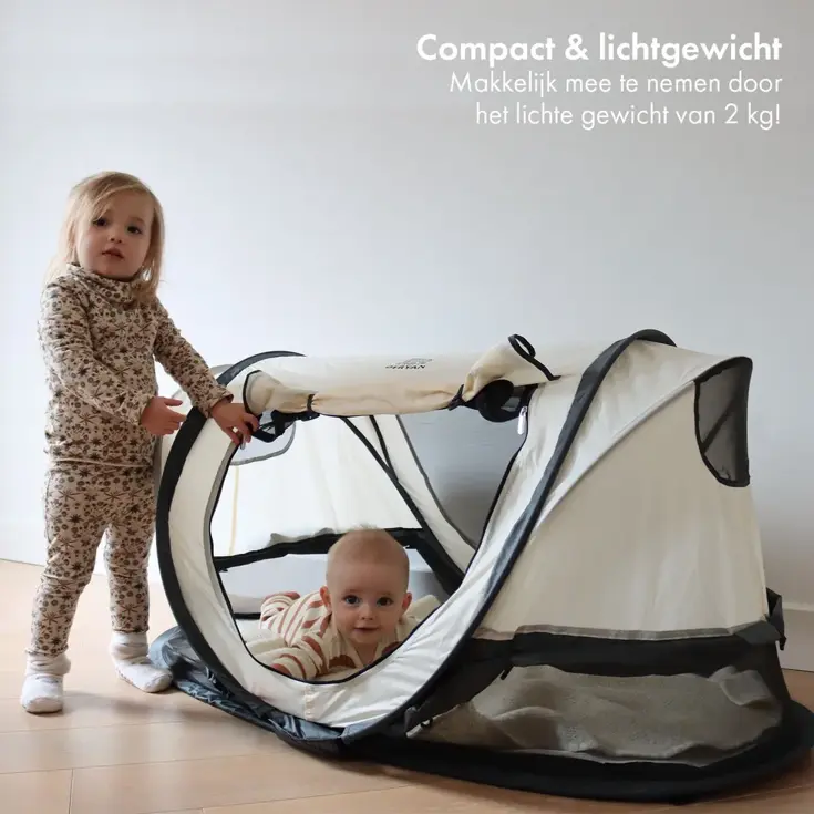 Shane Luxe Campingbedje - Anti-UV 50+ - Peuterbed