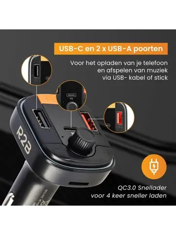 Bluetooth FM Transmitter Auto - Carkit