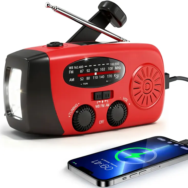 Noodradio - Radio Met Accu Batterij