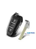 Smart key behuizing 3 knops geschikt voor Peugeot