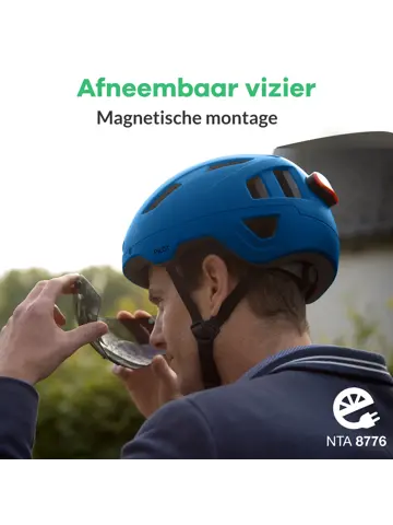 PILOT fietshelm met regencap