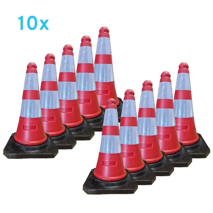 Oranje pion mexxo 50 cm 10 stuks