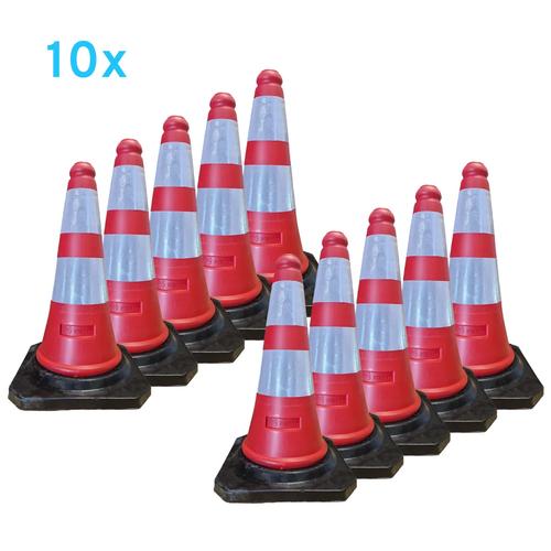 Oranje pion mexxo 50 cm 10 stuks