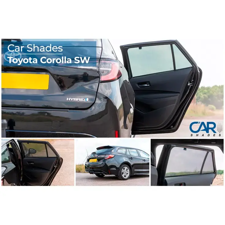 Toyota Corolla (E21) Touring Sports 2019 - Zonneschermen achterportieren - Car Shades