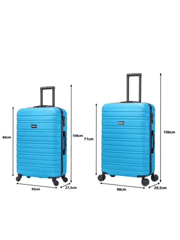 Kofferset 4 delige ABS 29 39 74 en 95L TSA-slot