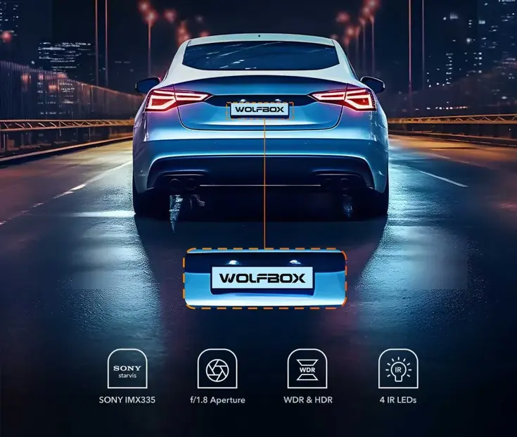 i17 3CH 4K Wifi GPS 64gb dashcam