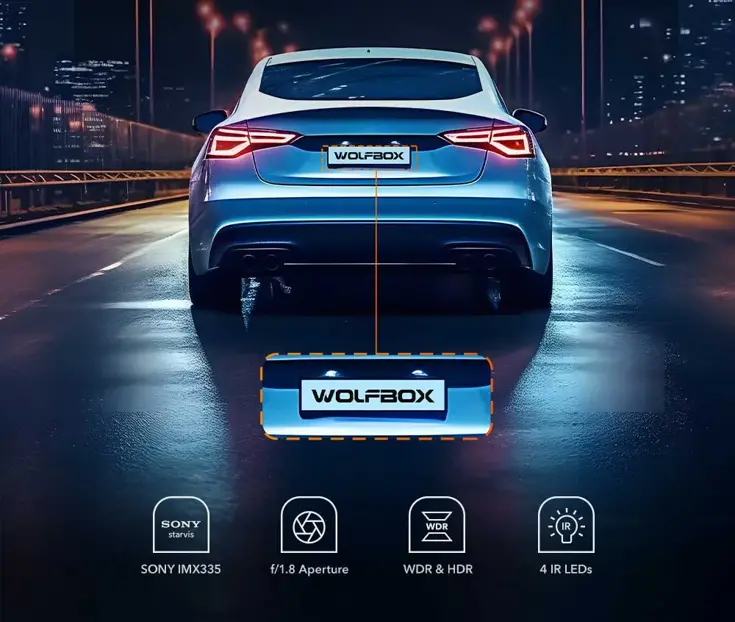i17 3CH 4K Wifi GPS 64gb dashcam