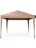 Easy Up Partytent 3x3 m Taupe - Stalen Frame