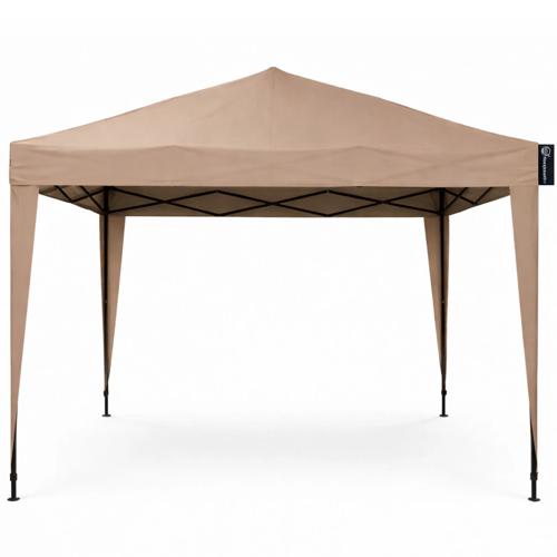 Easy Up Partytent 3x3 m Taupe - Stalen Frame