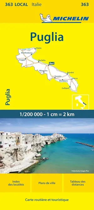 Wegenkaart Local 363 Puglia