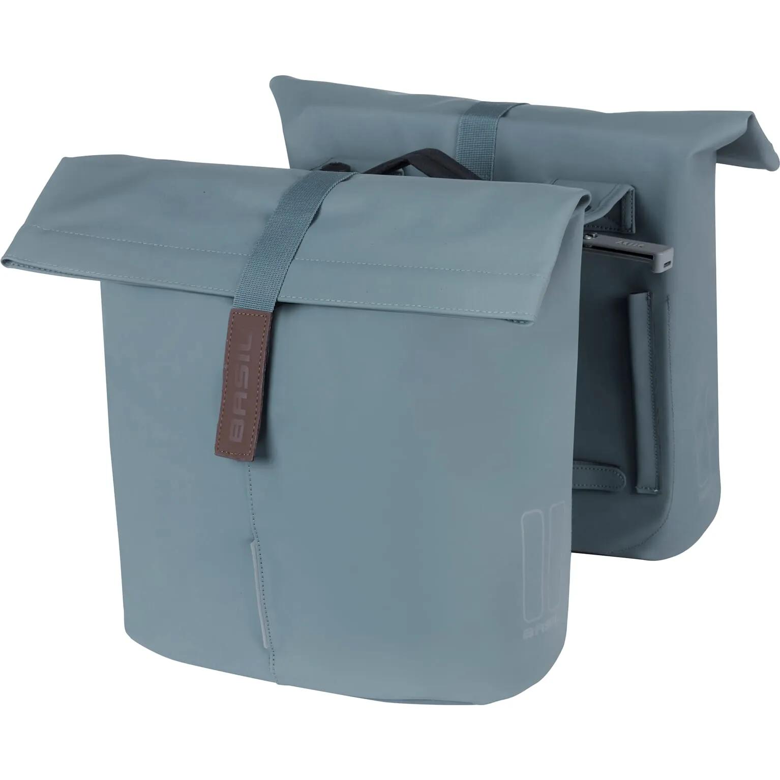 Basil  dubbel City graphite blue MIK 28-32L  Blauw main product image