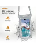 Drivv. Waterdicht Telefoonhoesje - 6.8" Grijs