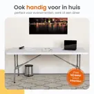 Inklapbare Tafel - Weerbestendig - 180x70x74cm